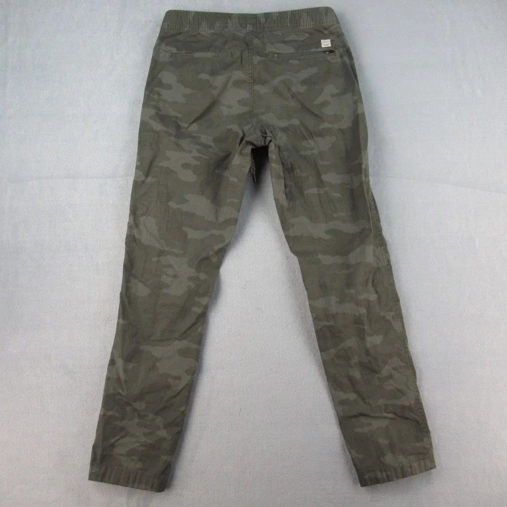 Vuori Ripstop Climber Pant Womens Small Green Camo Drawstring Hiking Utility - Picture 7 of 10